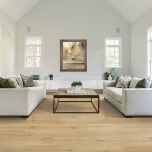 hardwood flooring in living room | Luna Flooring Gallery in Deerfield, IL