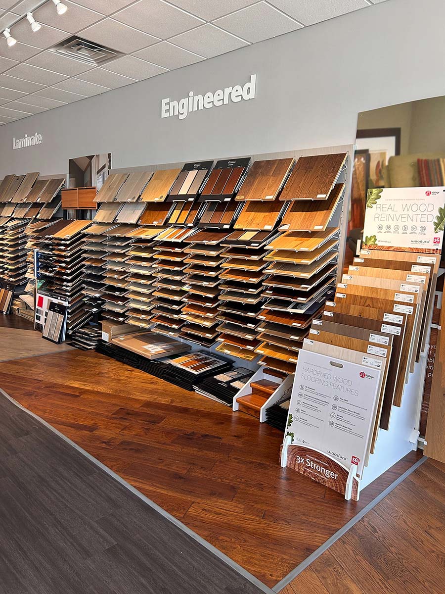 Hardwood flooring sample shop | Luna Flooring Gallery